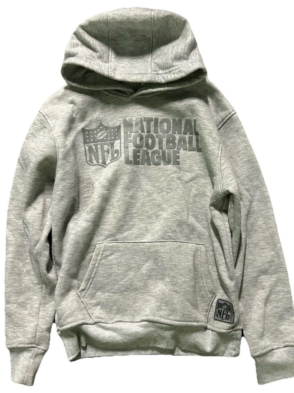 Youth National Football League Grey Sweatshirt Hoodie Size Large (10/12)